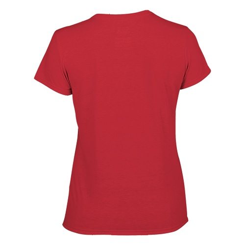 Custom Printed Gildan 42000L Ladies’ Performance T-shirt - 11 - Back View | ThatShirt