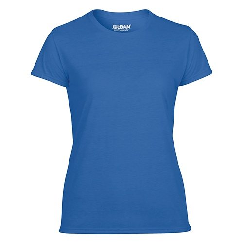 Custom Printed Gildan 42000L Ladies’ Performance T-shirt - 12 - Front View | ThatShirt