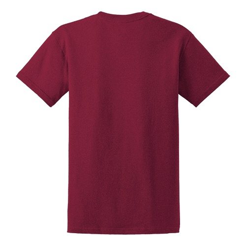 Custom Printed Gildan 5000 Heavy Cotton Unisex T-shirt - 1 - Back View | ThatShirt