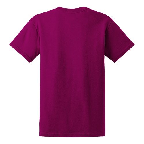 Custom Printed Gildan 5000 Heavy Cotton Unisex T-shirt - 8 - Back View | ThatShirt