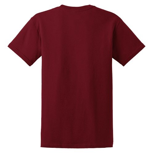 Custom Printed Gildan 5000 Heavy Cotton Unisex T-shirt - 12 - Back View | ThatShirt