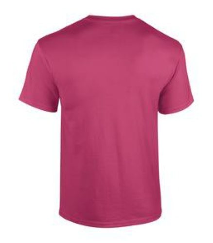 Custom Printed Gildan 5000 Heavy Cotton Unisex T-shirt - 28 - Back View | ThatShirt