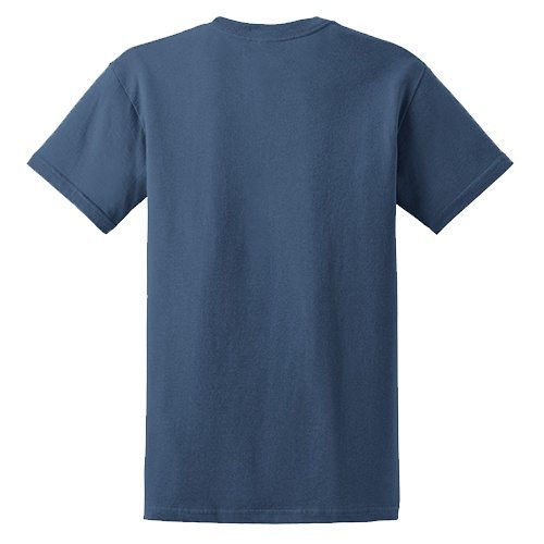 Custom Printed Gildan 5000 Heavy Cotton Unisex T-shirt - 30 - Back View | ThatShirt