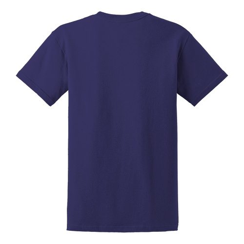 Custom Printed Gildan 5000 Heavy Cotton Unisex T-shirt - 35 - Back View | ThatShirt