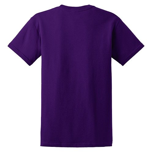 Custom Printed Gildan 5000 Heavy Cotton Unisex T-shirt - 47 - Back View | ThatShirt