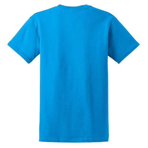 Custom Printed Gildan 5000 Heavy Cotton Unisex T-shirt - 55 - Back View | ThatShirt
