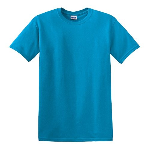 Custom Printed Gildan 5000 Heavy Cotton Unisex T-shirt - 55 - Front View | ThatShirt
