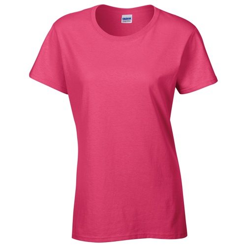 Custom Printed Gildan 5000L Ladies’ Heavy Cotton Missy Fit T-Shirt - 11 - Front View | ThatShirt
