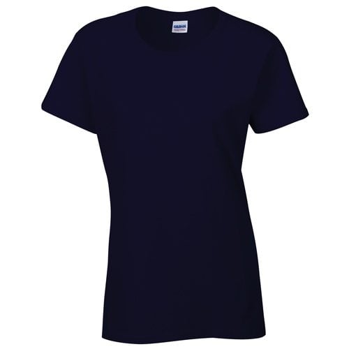 Custom Printed Gildan 5000L Ladies’ Heavy Cotton Missy Fit T-Shirt - 15 - Front View | ThatShirt