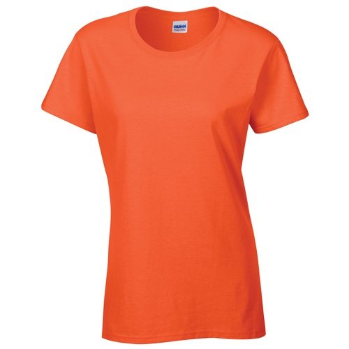 Custom Printed Gildan 5000L Ladies’ Heavy Cotton Missy Fit T-Shirt - 16 - Front View | ThatShirt
