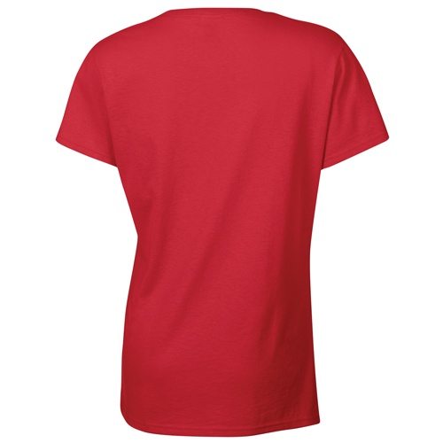Custom Printed Gildan 5000L Ladies’ Heavy Cotton Missy Fit T-Shirt - 18 - Back View | ThatShirt