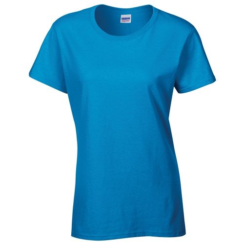 Custom Printed Gildan 5000L Ladies’ Heavy Cotton Missy Fit T-Shirt - 20 - Front View | ThatShirt