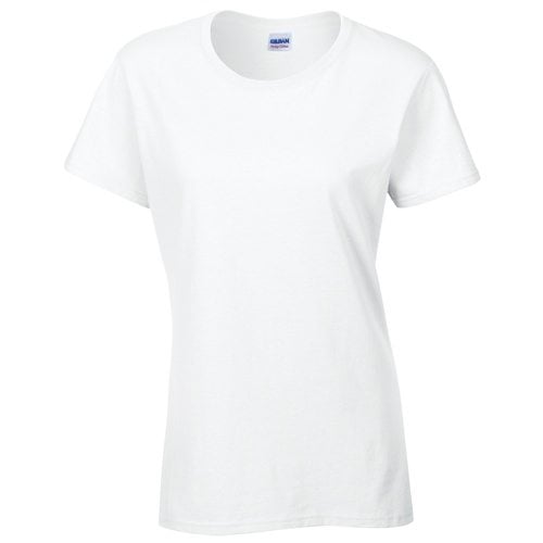Custom Printed Gildan 5000L Ladies’ Heavy Cotton Missy Fit T-Shirt - Front View | ThatShirt