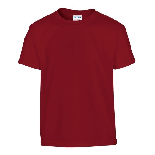 Custom Printed Gildan 500B Heavy Cotton Youth T-Shirt - 4 - Front View | ThatShirt