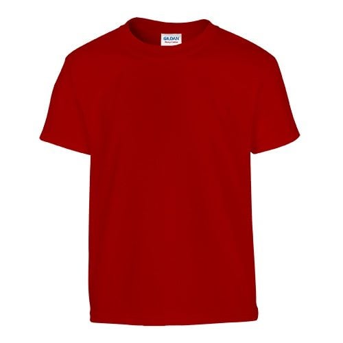 Custom Printed Gildan 500B Heavy Cotton Youth T-Shirt - 14 - Front View | ThatShirt