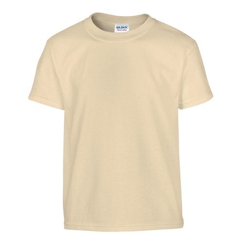 Custom Printed Gildan 500B Heavy Cotton Youth T-Shirt - 26 - Front View | ThatShirt