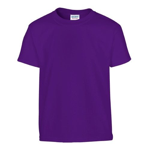 Custom Printed Gildan 500B Heavy Cotton Youth T-Shirt - 32 - Front View | ThatShirt