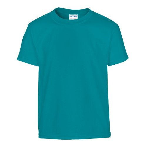 Custom Printed Gildan 500B Heavy Cotton Youth T-Shirt - 44 - Front View | ThatShirt