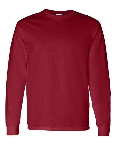 Custom Printed Gildan 5400 Heavy Cotton Long-Sleeve T-Shirt - Front View | ThatShirt