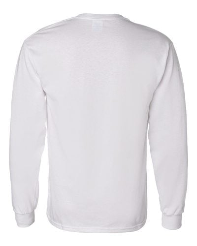 Custom Printed Gildan 5400 Heavy Cotton Long-Sleeve T-Shirt - 14 - Back View | ThatShirt