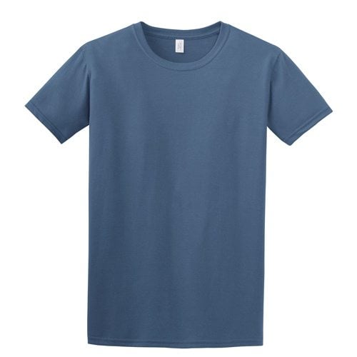 Custom Printed Gildan 6400 / 64000 SoftStyle Ring Spun T-Shirt - 13 - Front View | ThatShirt