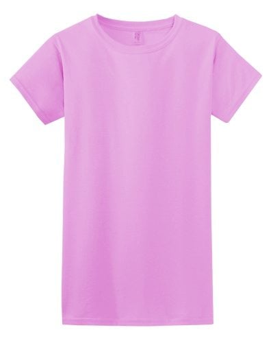 Custom Printed Gildan 640L Ladies SoftStyle Junior Fit T-Shirt - 2 - Front View | ThatShirt