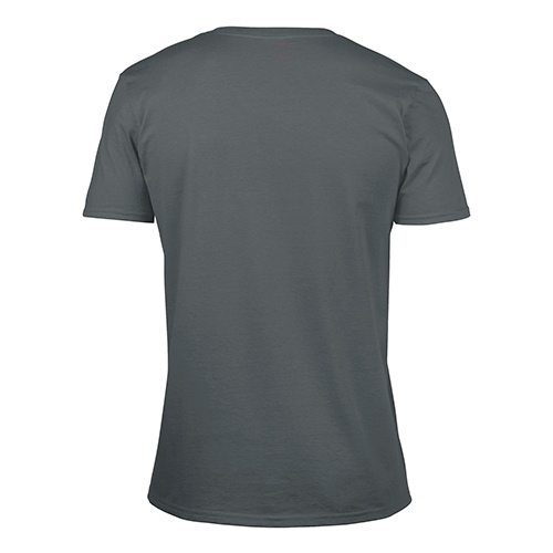 Custom Printed Gildan 64V00 Soft Style V-Neck T-Shirt - 2 - Back View | ThatShirt