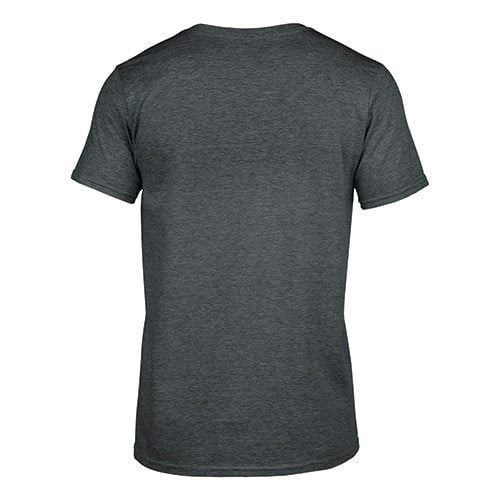 Custom Printed Gildan 64V00 Soft Style V-Neck T-Shirt - 0 - Back View | ThatShirt
