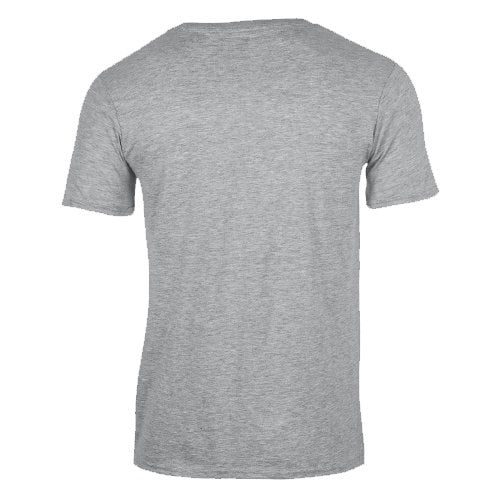 Custom Printed Gildan 64V00 Soft Style V-Neck T-Shirt - 6 - Back View | ThatShirt