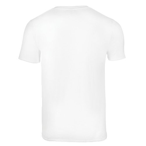 Custom Printed Gildan 64V00 Soft Style V-Neck T-Shirt - 7 - Back View | ThatShirt