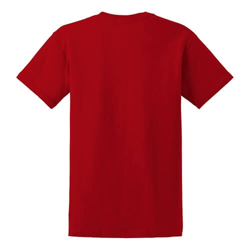 Custom Printed Gildan 8000 Dry Blend 50–50 T-Shirt - 22 - Back View | ThatShirt