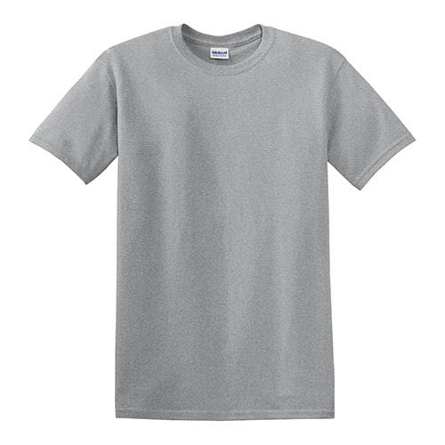 Custom Printed Gildan 8000 Dry Blend 50–50 T-Shirt - 26 - Front View | ThatShirt