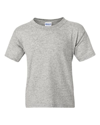 Custom Printed Gildan 800B Youth Dry Blend 50/50 T-Shirt - Front View | ThatShirt