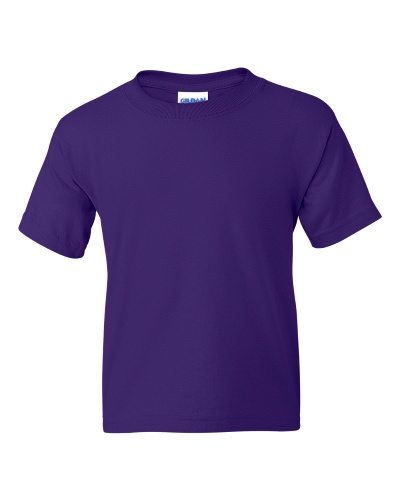 Custom Printed Gildan 800B Youth Dry Blend 50/50 T-Shirt - Front View | ThatShirt