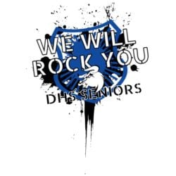 thatshirt t-shirt design ideas - Senior - We Will Rock You