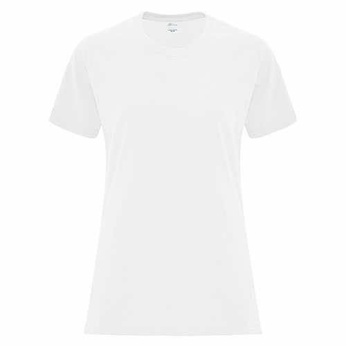 Custom Printed ATC1000L Everyday Cotton Ladies’ Tee - Front View | ThatShirt