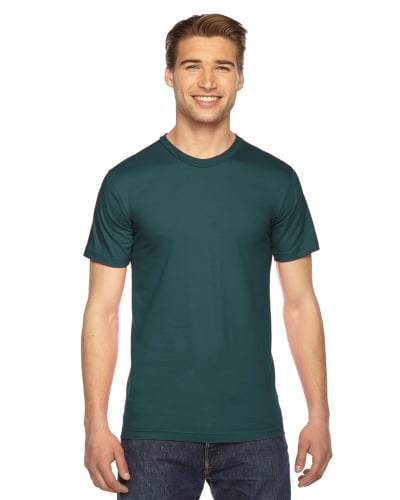 Custom Printed American Apparel 2001W Unisex Fine Jersey Short-Sleeve T-Shirt - 9 - Front View | ThatShirt