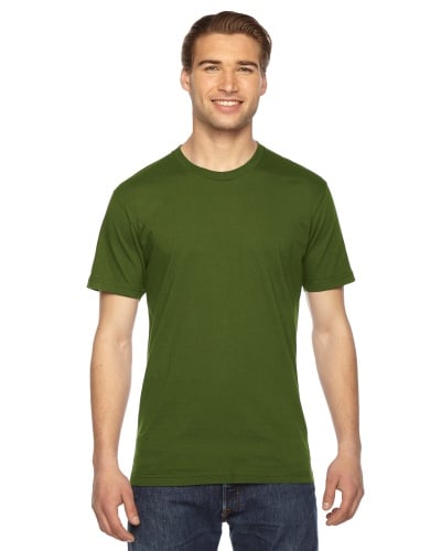 Custom Printed American Apparel 2001W Unisex Fine Jersey Short-Sleeve T-Shirt - 30 - Front View | ThatShirt