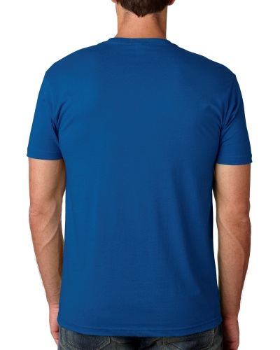 Custom Printed Next Level 3600 Premium Unisex Cotton T-Shirt - 3 - Back View | ThatShirt