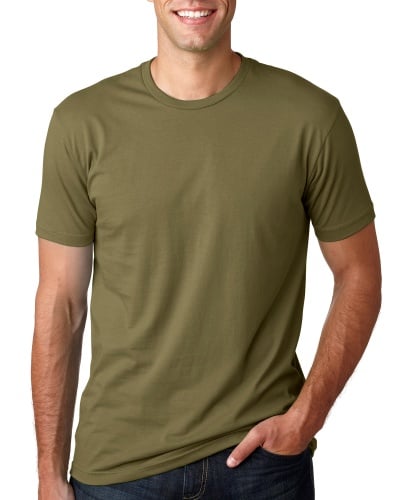 Custom Printed Next Level 3600 Premium Unisex Cotton T-Shirt - Front View | ThatShirt