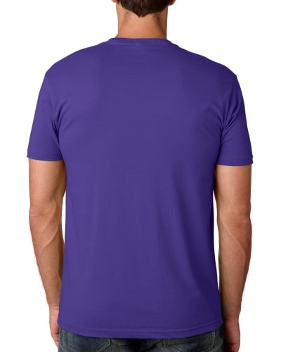 Custom Printed Next Level 3600 Premium Unisex Cotton T-Shirt - 17 - Back View | ThatShirt