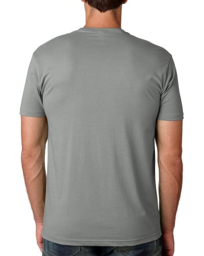 Custom Printed Next Level 3600 Premium Unisex Cotton T-Shirt - 1 - Back View | ThatShirt