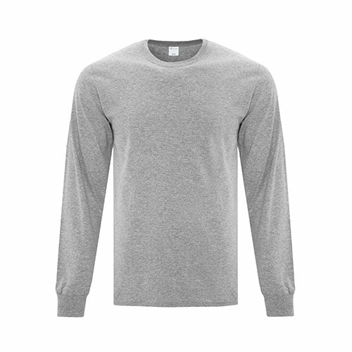 Custom Printed ATC1015 Everyday Cotton Long sleeve Tee - 0 - Front View | ThatShirt