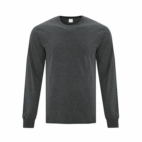 Custom Printed ATC1015 Everyday Cotton Long sleeve Tee - 3 - Front View | ThatShirt