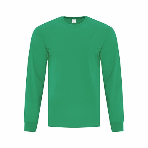 Custom Printed ATC1015 Everyday Cotton Long sleeve Tee - 4 - Front View | ThatShirt