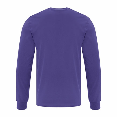 Custom Printed ATC1015 Everyday Cotton Long sleeve Tee - 8 - Back View | ThatShirt