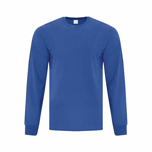 Custom Printed ATC1015 Everyday Cotton Long sleeve Tee - 10 - Front View | ThatShirt