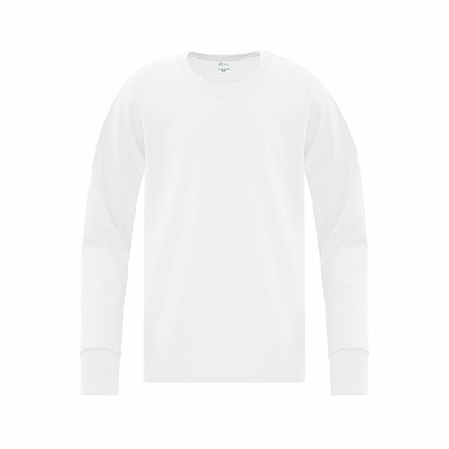 Custom Printed ATC 1015Y Everyday Cotton Long Sleeve Youth Tee - 12 - Front View | ThatShirt