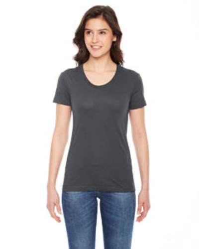 Custom Printed American Apparel BB301W Poly-Cotton Short-Sleeve Crewneck - Front View | ThatShirt